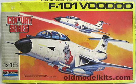 Monogram 1/48 F-101 Voodoo - RCAF Canadian Air Force Lynx Squadron, 5829 plastic model kit